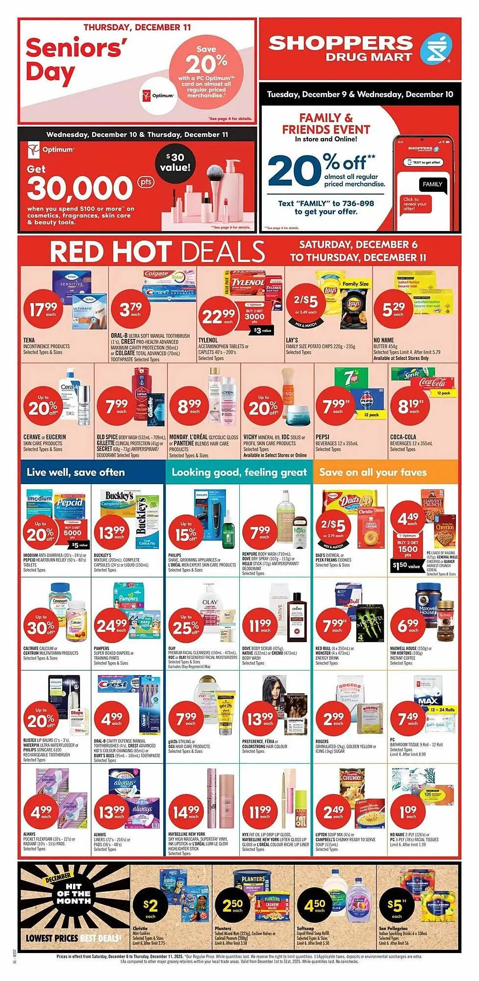 Shoppers Drug Mart flyer from December 4 to December 11 2025 - flyer page 1