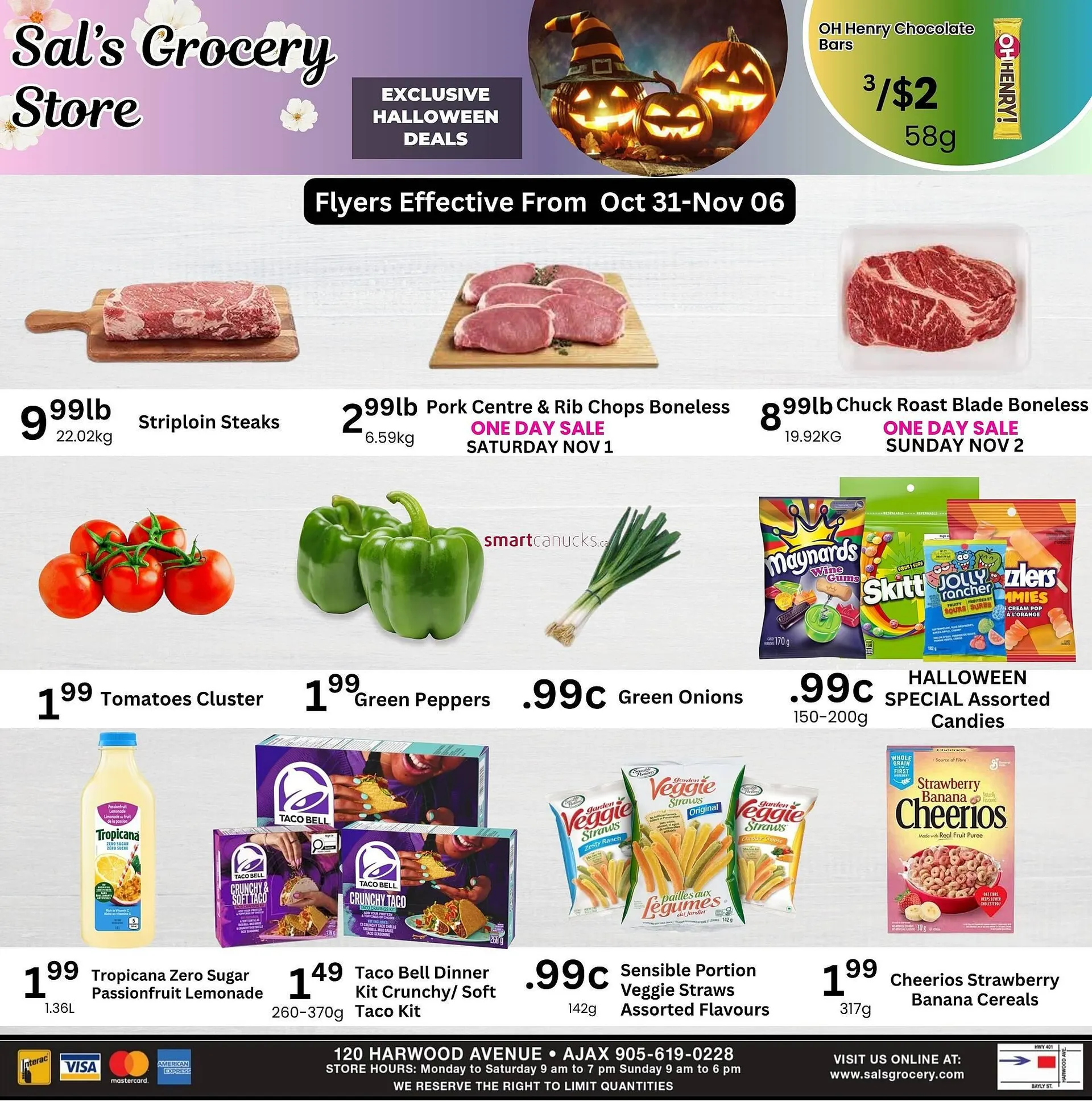 Sal's Grocery flyer from October 31 to November 6 2025 - flyer page 1