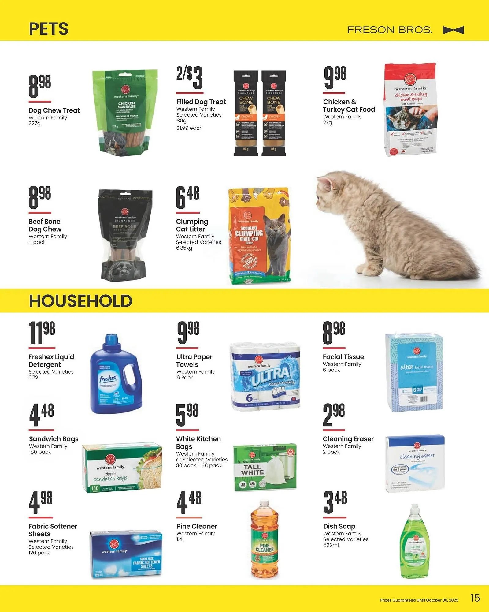 Freson Bros flyer from September 26 to October 30 2025 - flyer page 15