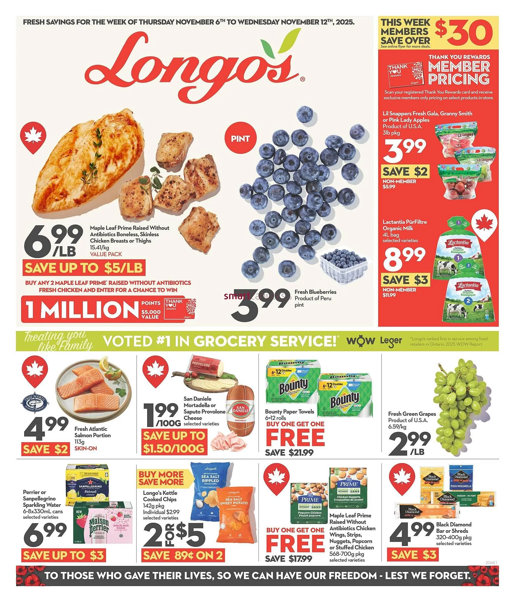 Longo's flyer from November 6 to November 12 2025 - flyer page 1