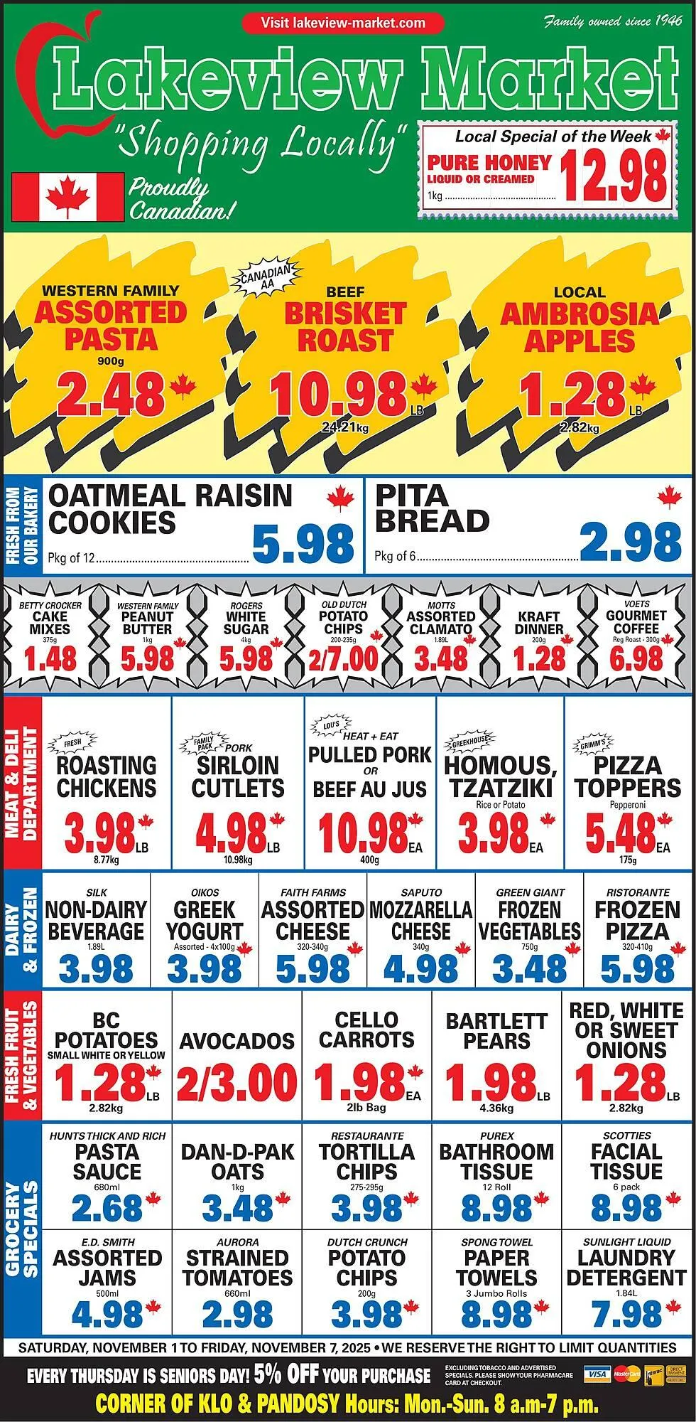 Lakeview Market flyer from November 1 to November 30 2025 - flyer page 1
