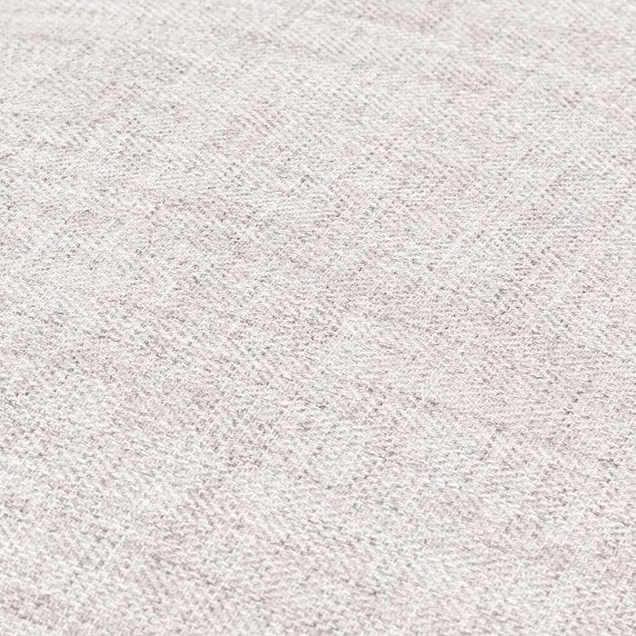 Kort & Co. Freeman 88" Dove White Linen-Look Sofa with Wood Base and Legs and Tufted Back Cushions