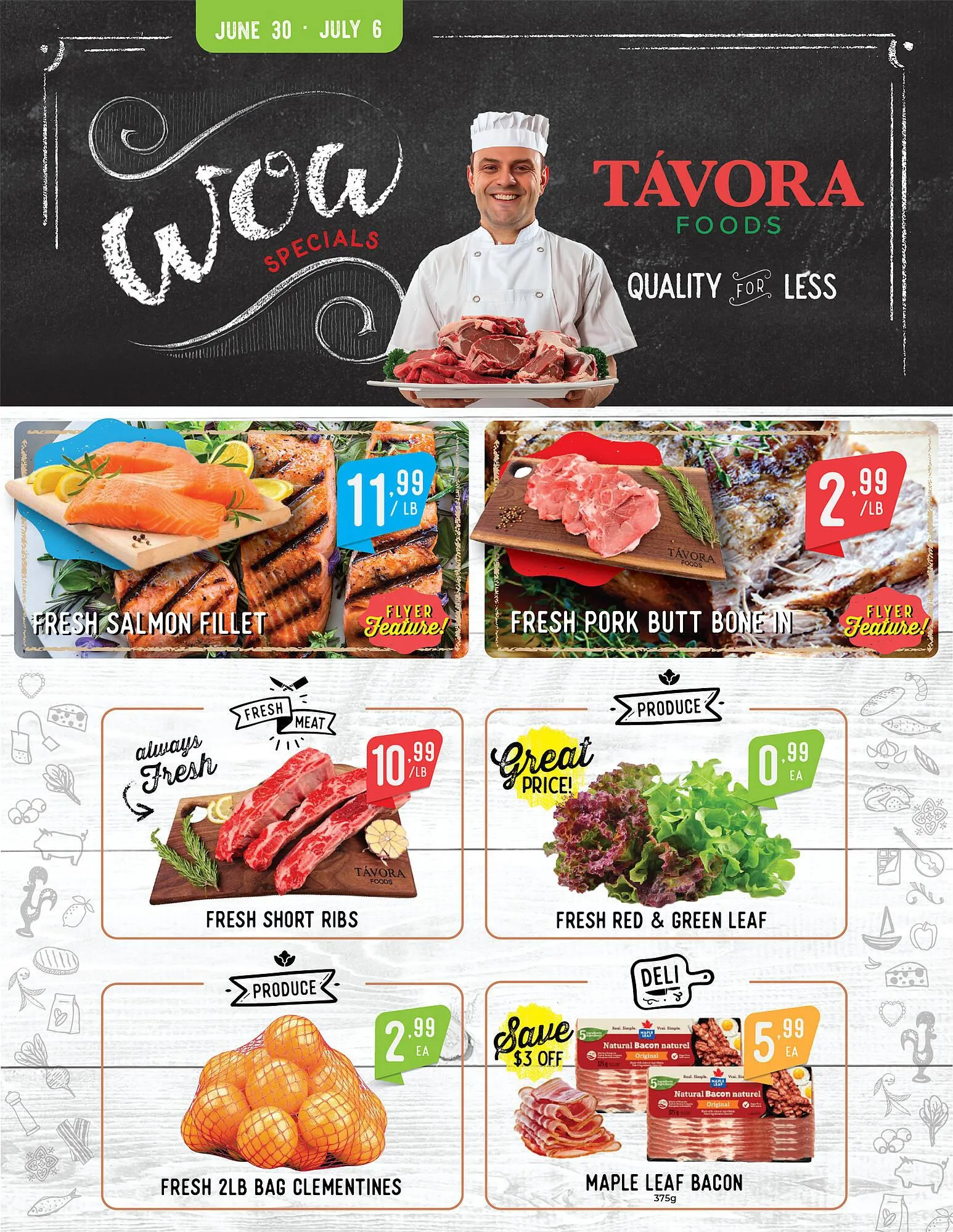 Tavora Foods flyer - 1