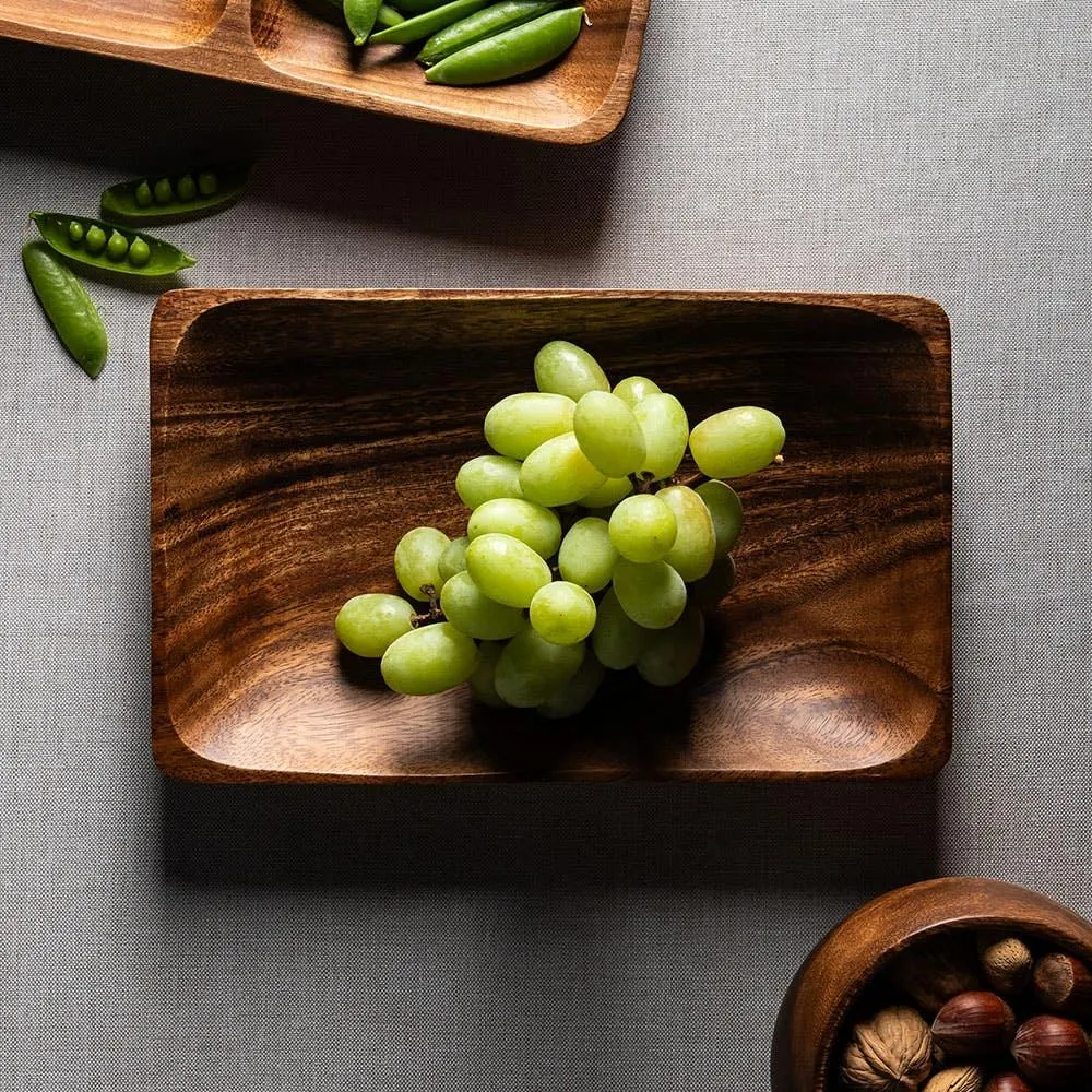 KSP Acacia Rectangular Serving Tray Large (Wood)