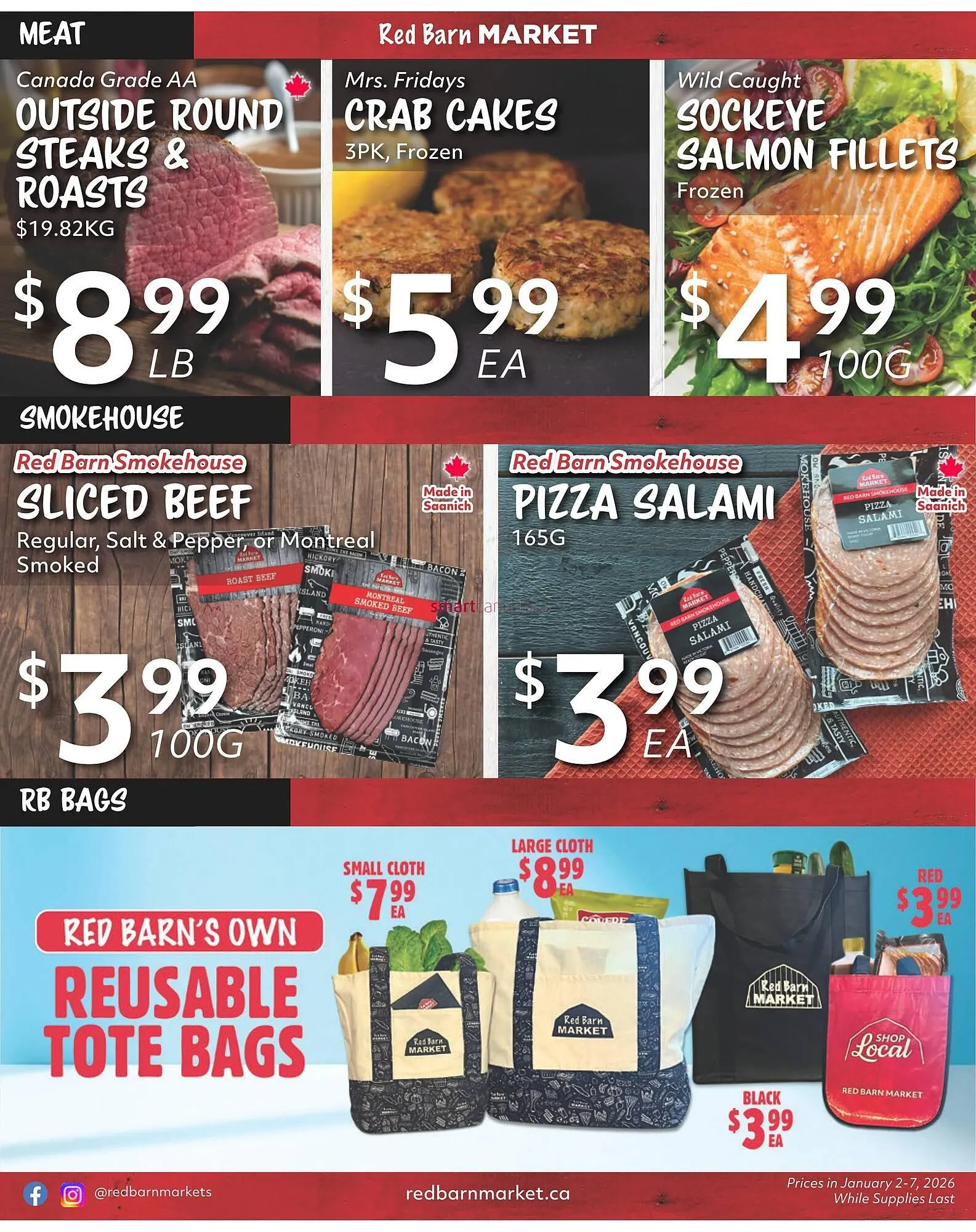 Red Barn Market flyer from January 2 to January 7 2026 - flyer page 4