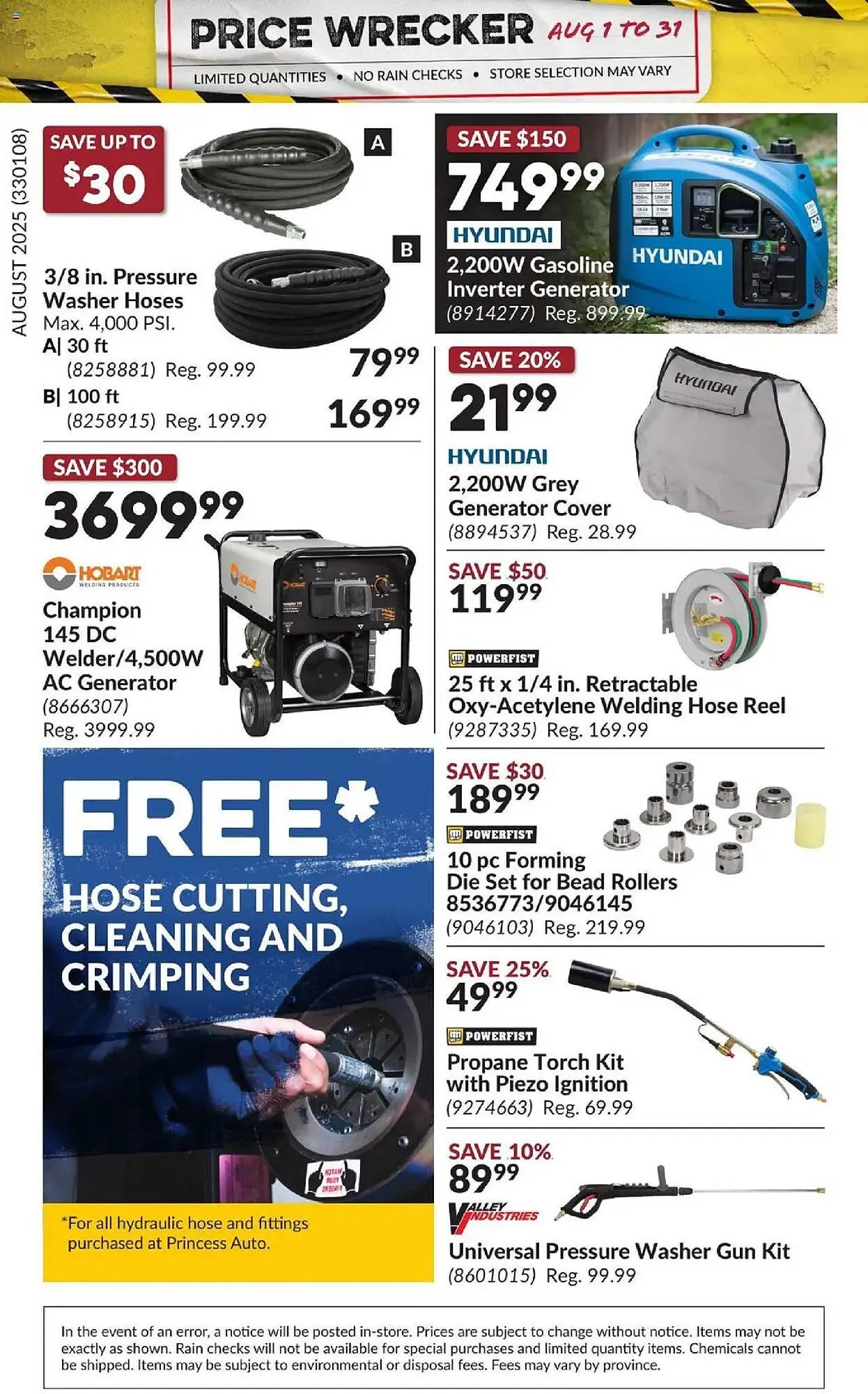 Princess Auto flyer from August 1 to September 1 2025 - flyer page 22