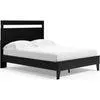 Finch Queen Platform Bed - Black/Brown