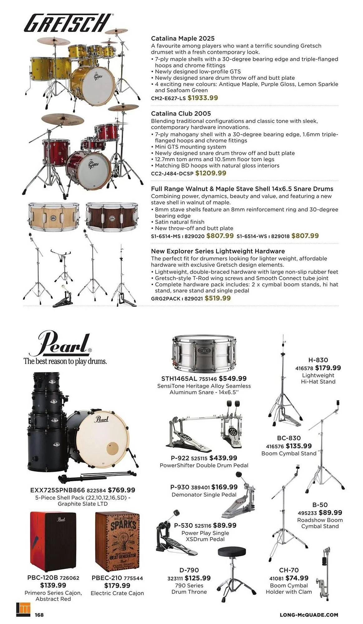 Long & McQuade flyer from October 9 to October 31 2025 - flyer page 168