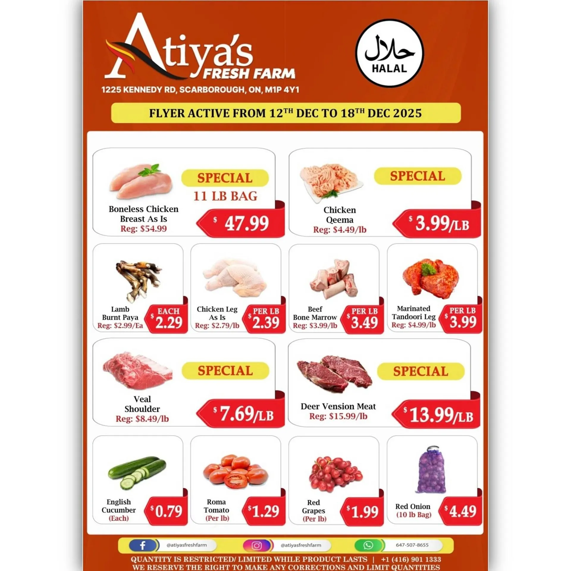 Atiyas Fresh Farm flyer - 1
