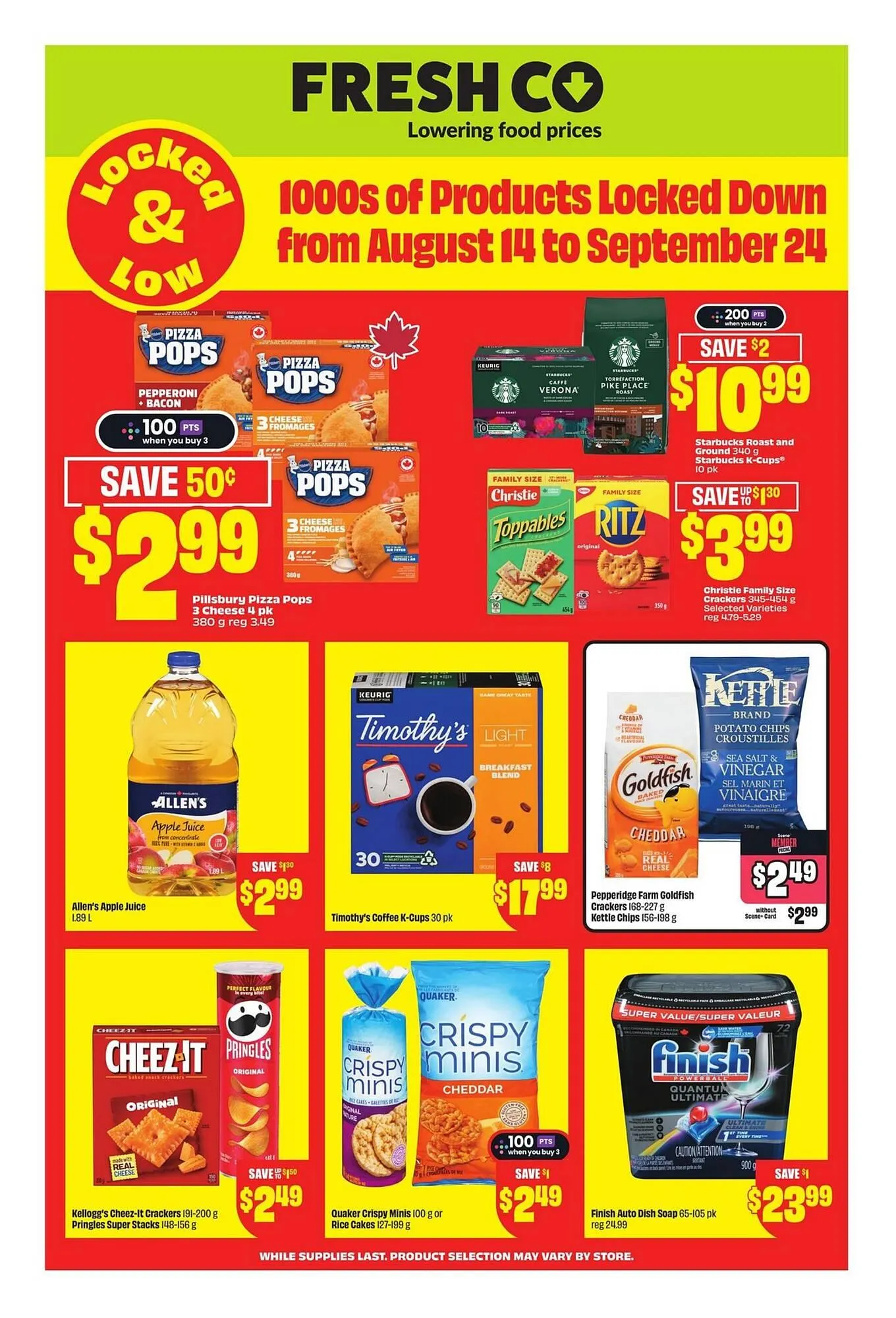 FreshCo flyer from August 14 to September 24 2025 - flyer page 1