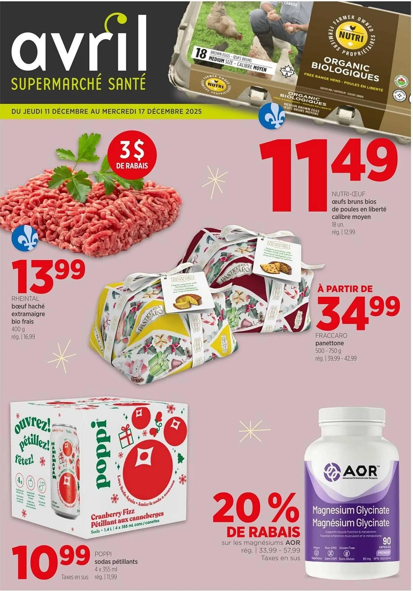 Avril flyer from December 11 to December 17 2025 - flyer page 1
