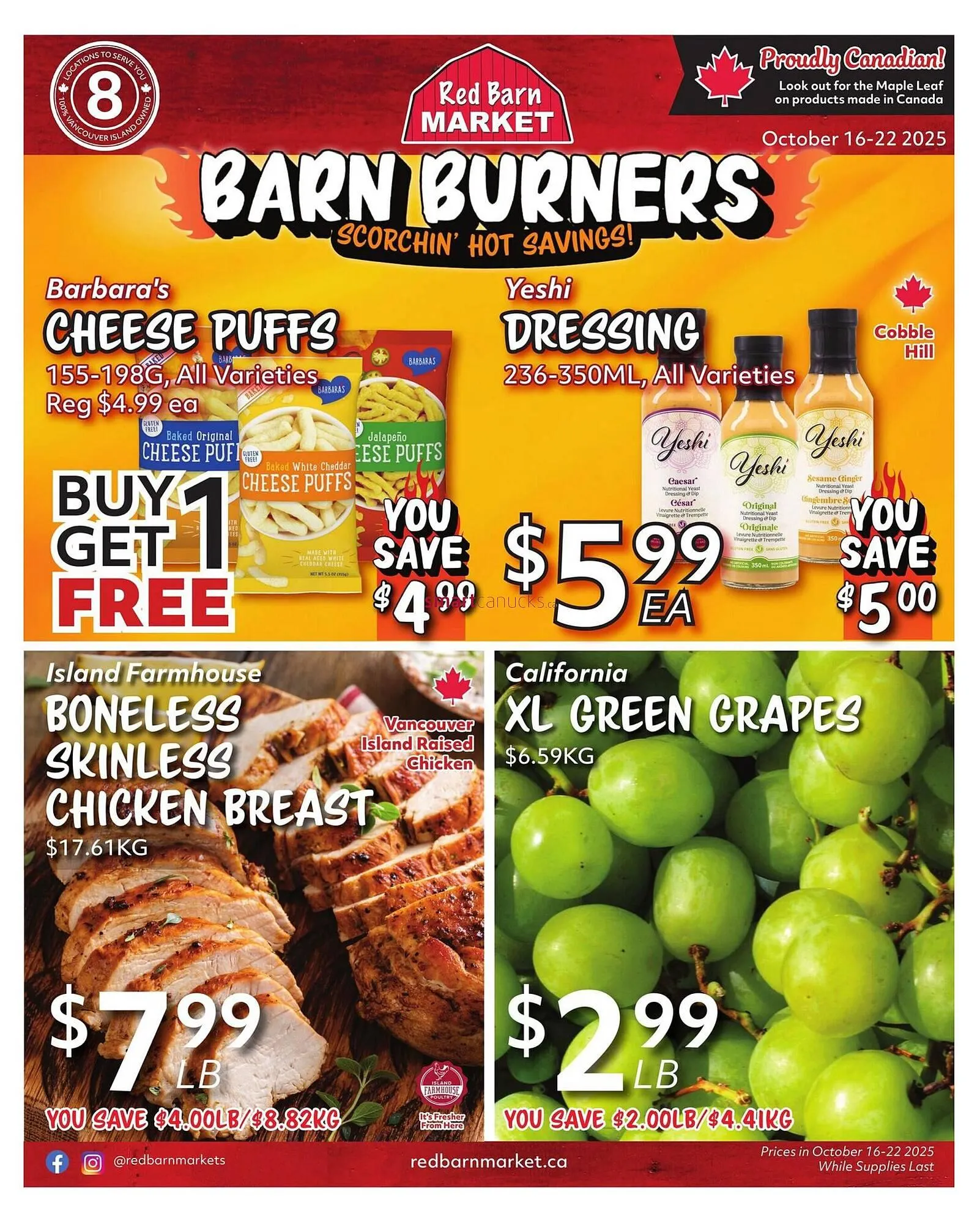 Red Barn Market flyer - 1