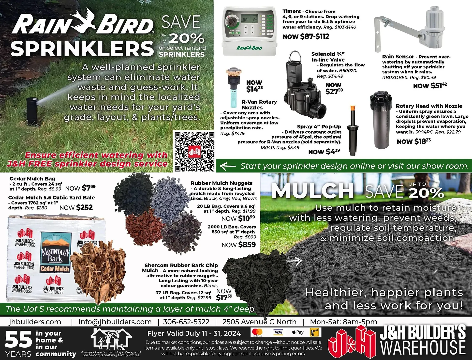 J&H Builder's Warehouse flyer from July 11 to July 17 2024 - flyer page 8
