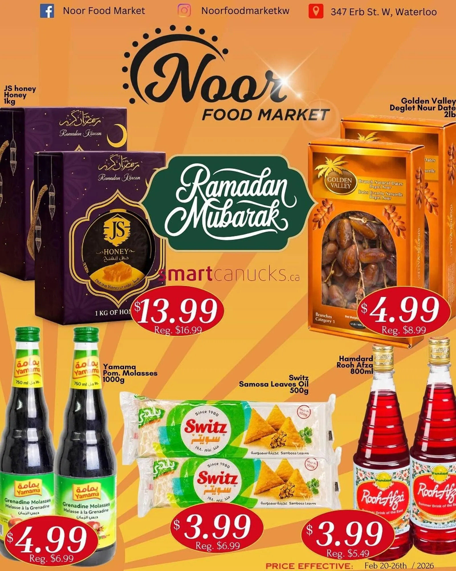 Noor Food Market flyer from February 20 to February 26 2026 - flyer page 1