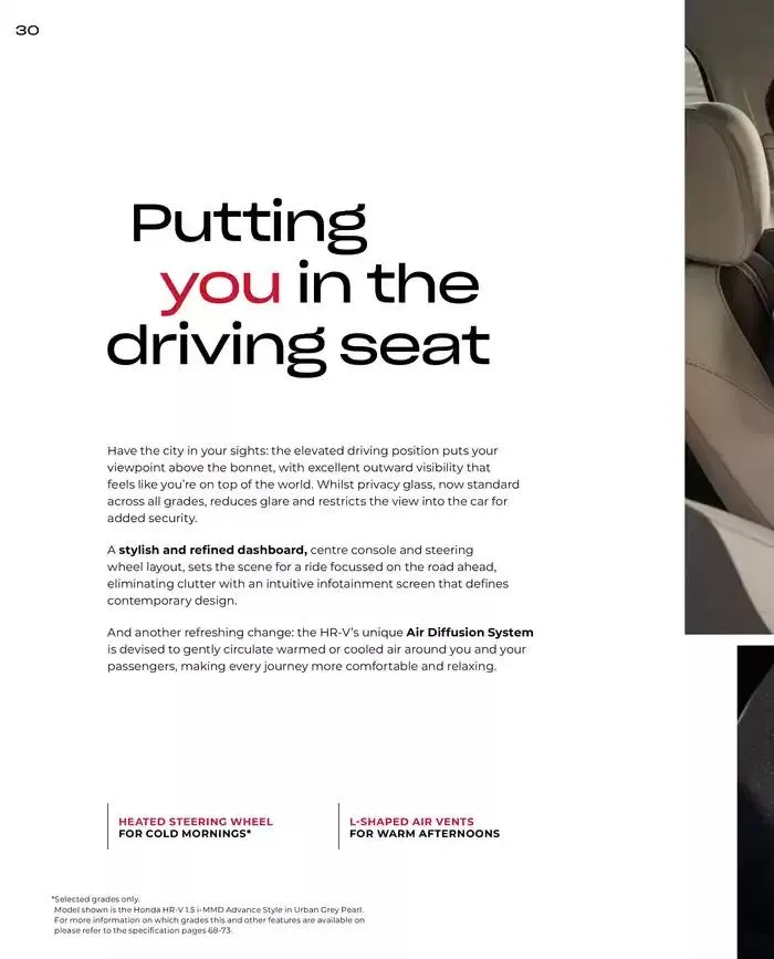 Honda HR-V from February 28 to February 28 2026 - flyer page 30