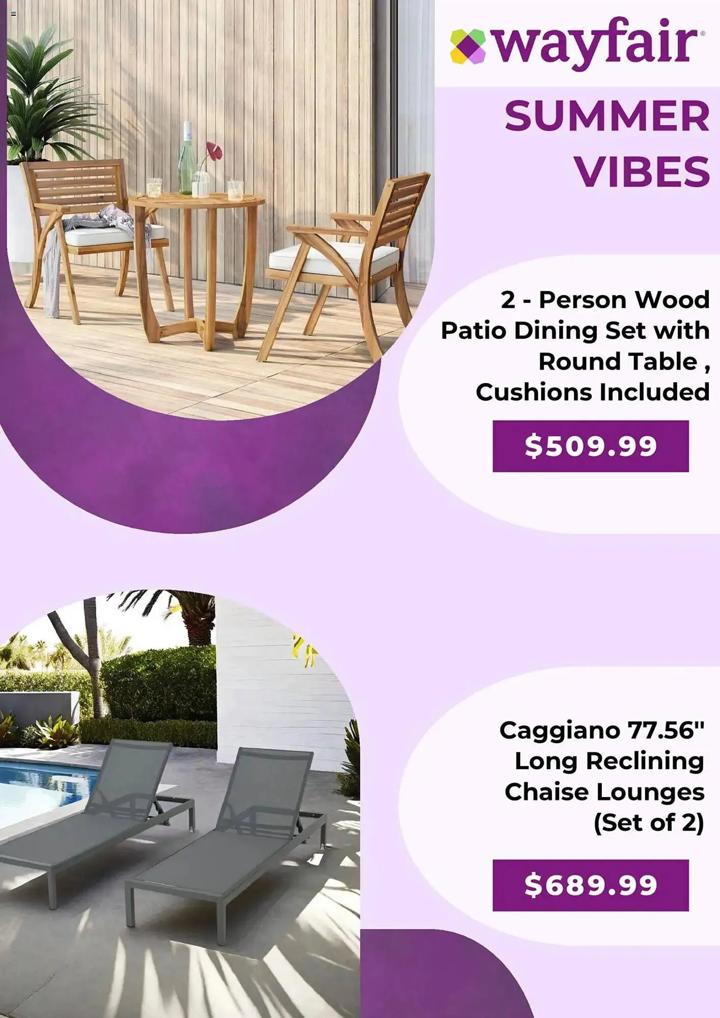 Wayfair flyer from July 8 to July 30 2025 - flyer page 2