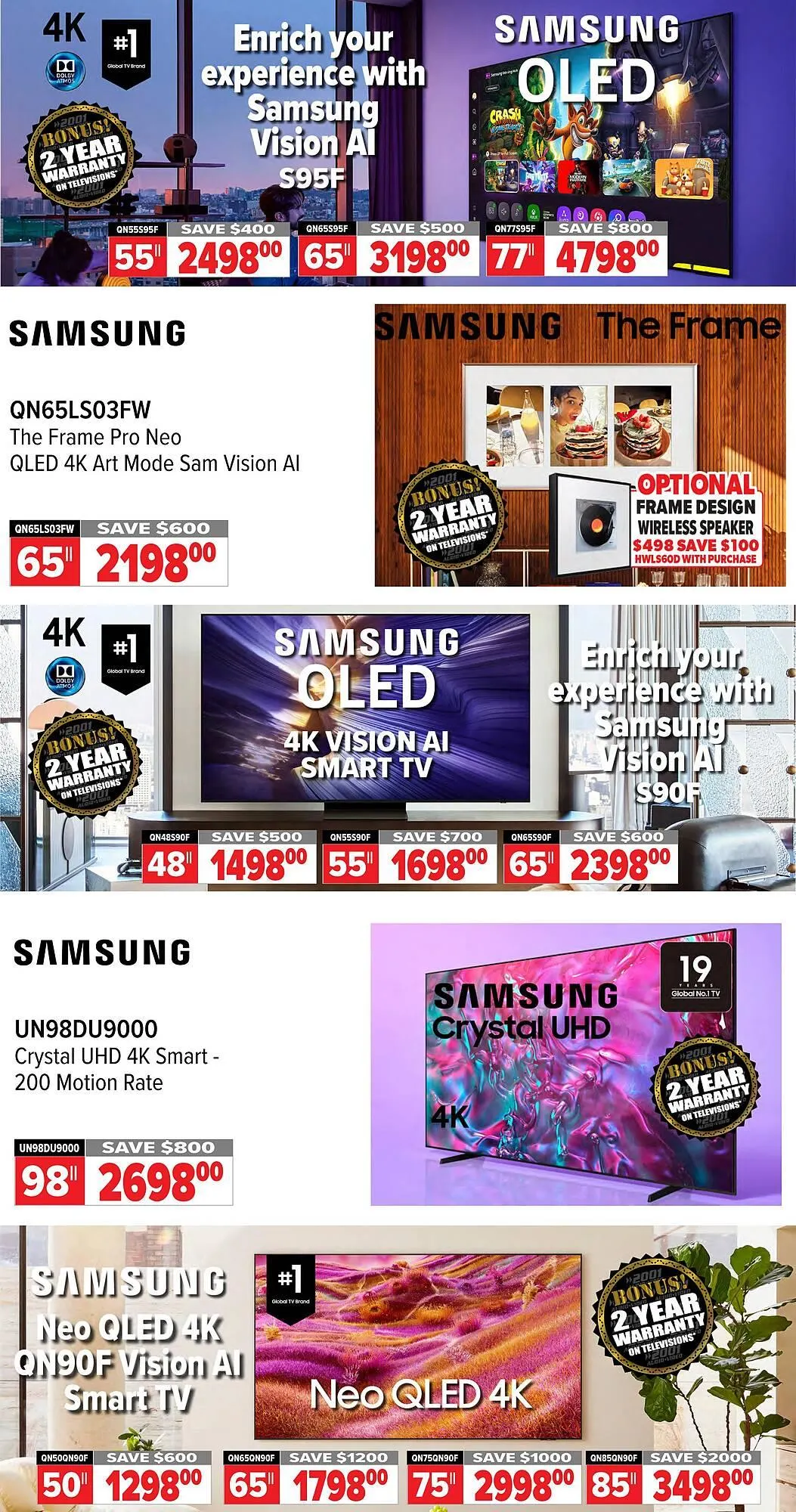 2001 Audio Video flyer from January 16 to January 22 2026 - flyer page 7