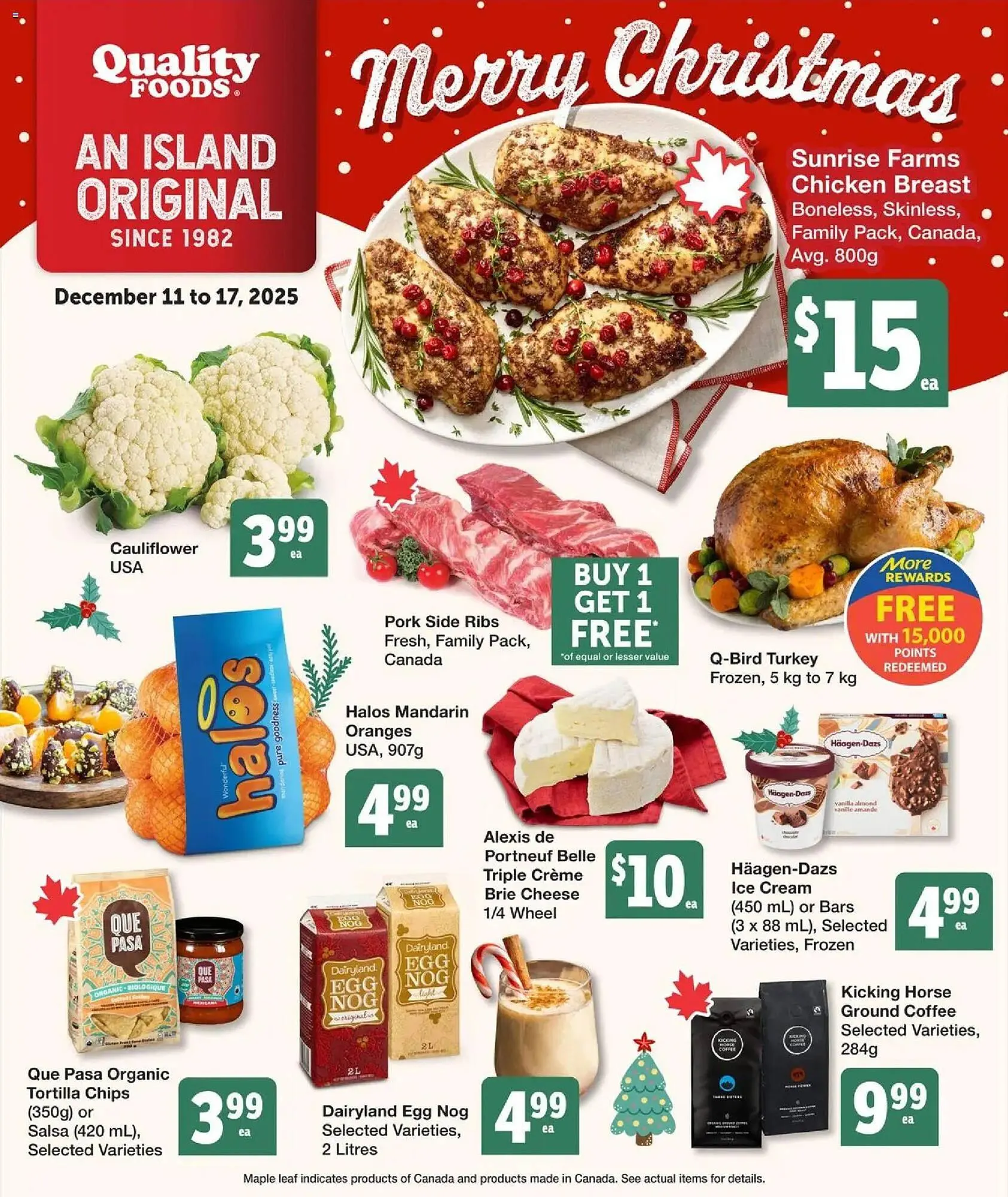 Quality Foods flyer from December 11 to December 17 2025 - flyer page 1