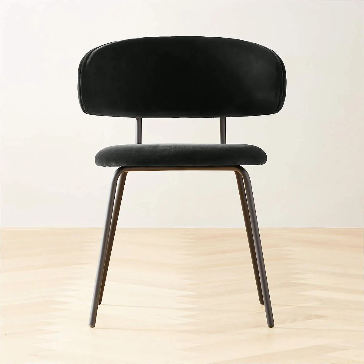 Birba Black Velvet Dining Chair