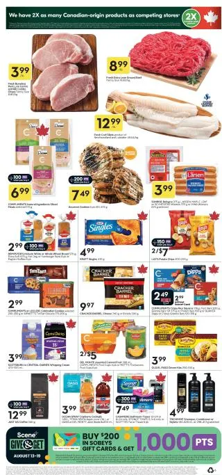 Sobeys Flyer from August 13 to August 19 2026 - flyer page 2