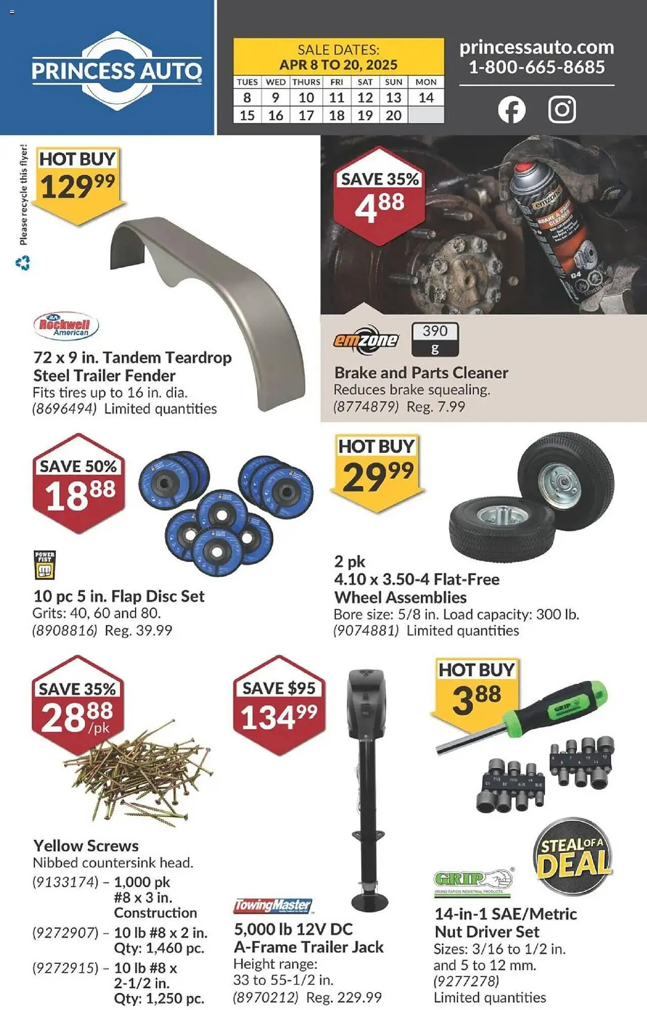 Princess Auto flyer from April 8 to April 20 2025 - flyer page 2