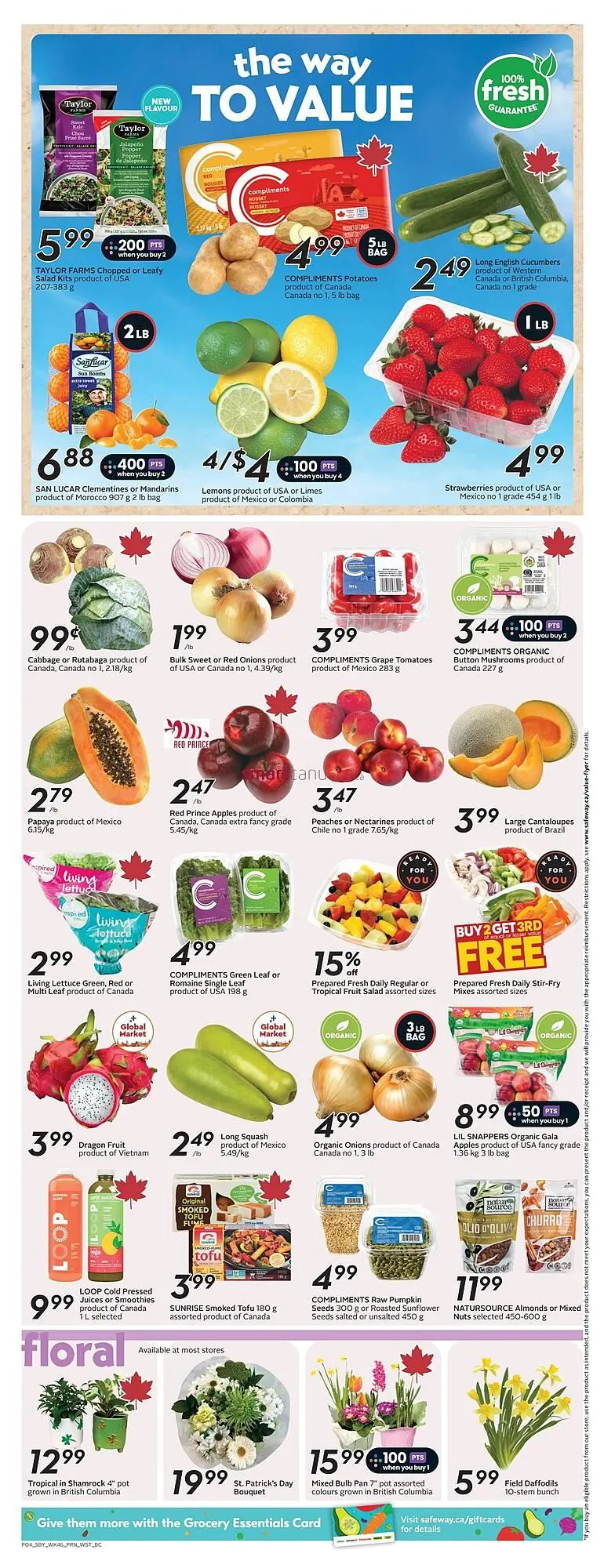 Safeway flyer from March 12 to March 18 2026 - flyer page 7