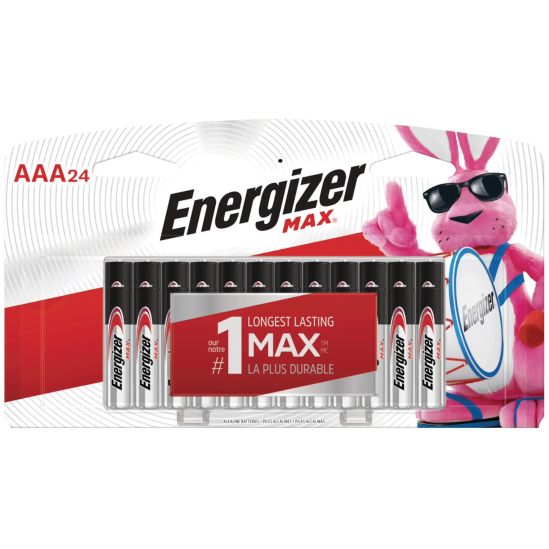 Energizer Max Alkaline AAA Batteries, 24-pk