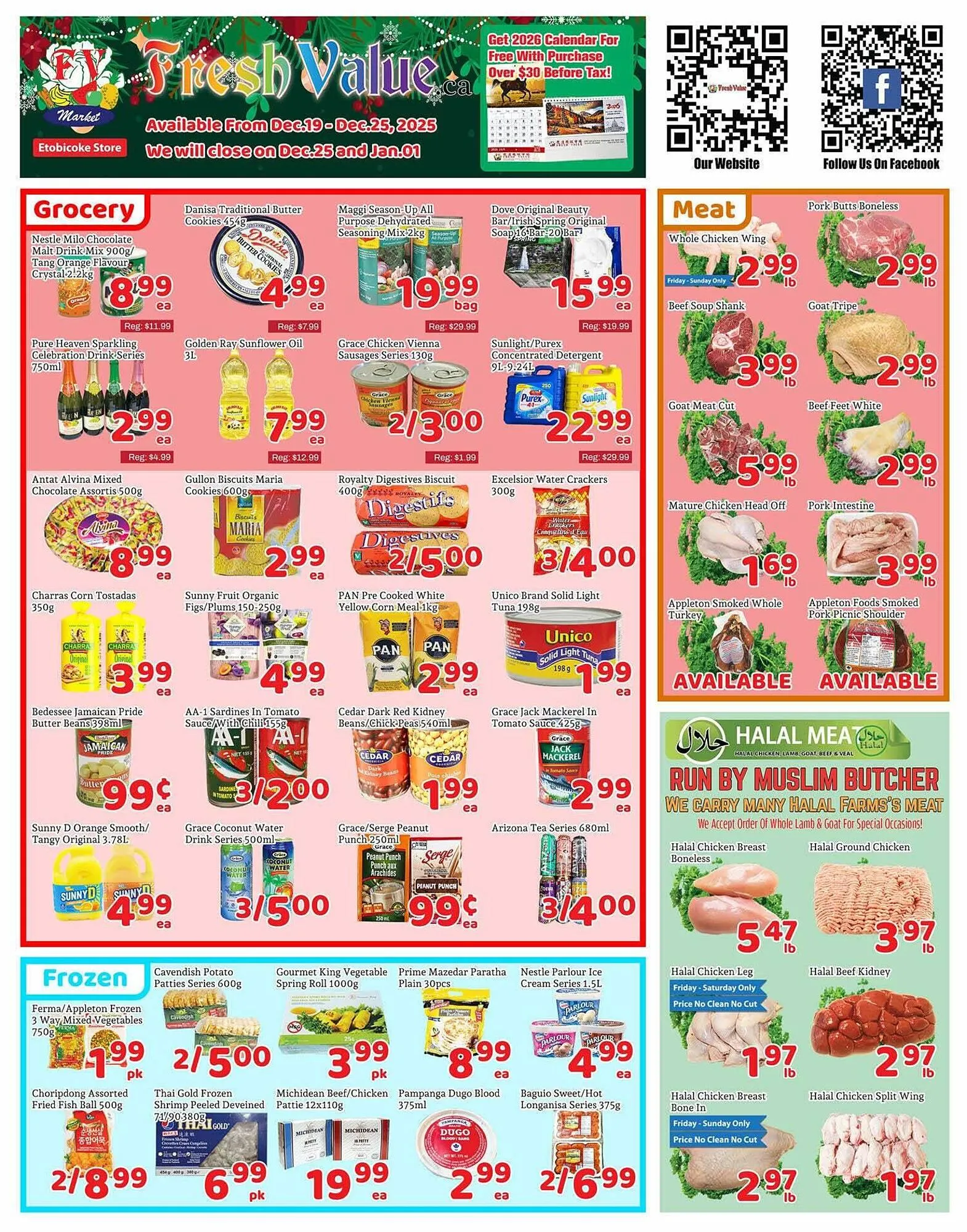Fresh Value flyer from December 19 to December 26 2025 - flyer page 1