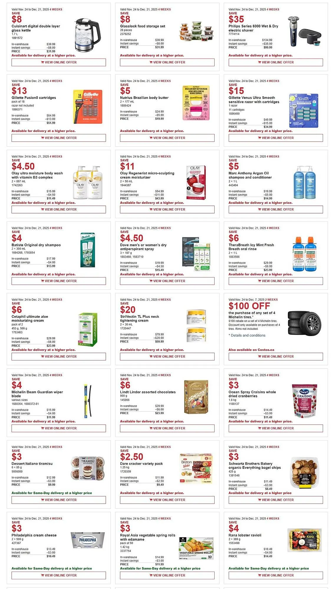 Costco flyer from November 24 to December 7 2025 - flyer page 3