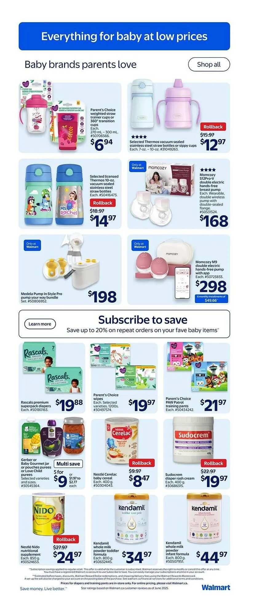Walmart flyer from August 14 to August 20 2025 - flyer page 7