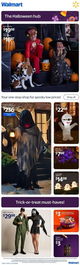 Walmart Catalogue from October 1 to October 31 2026 - flyer page 1