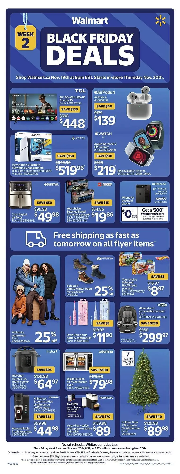 Walmart flyer from November 20 to November 28 2025 - flyer page 1