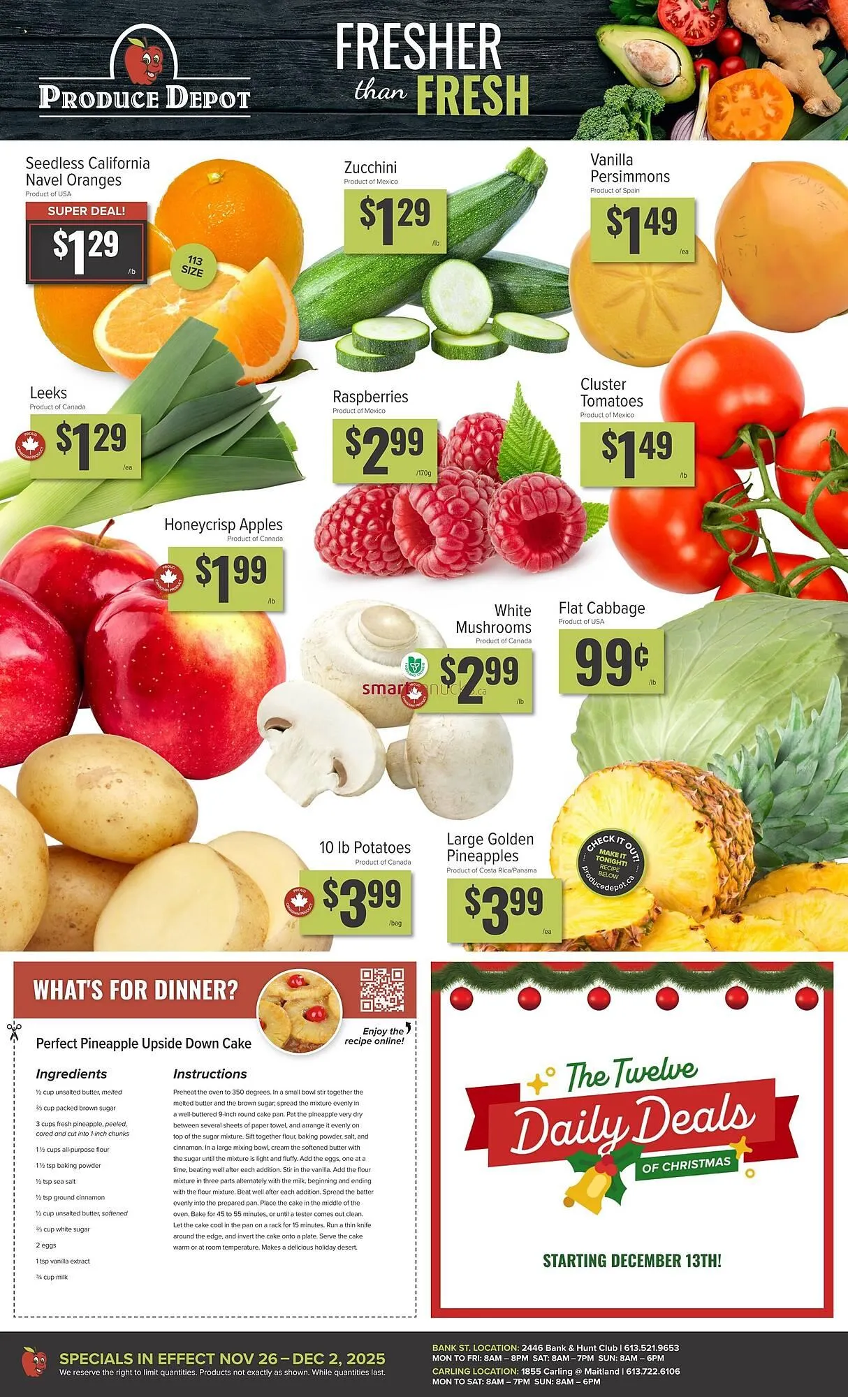 Produce Depot flyer - 1