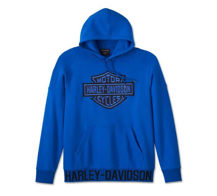 Men's Start Your Engines Bar & Shield Hoodie - Lapis Blue