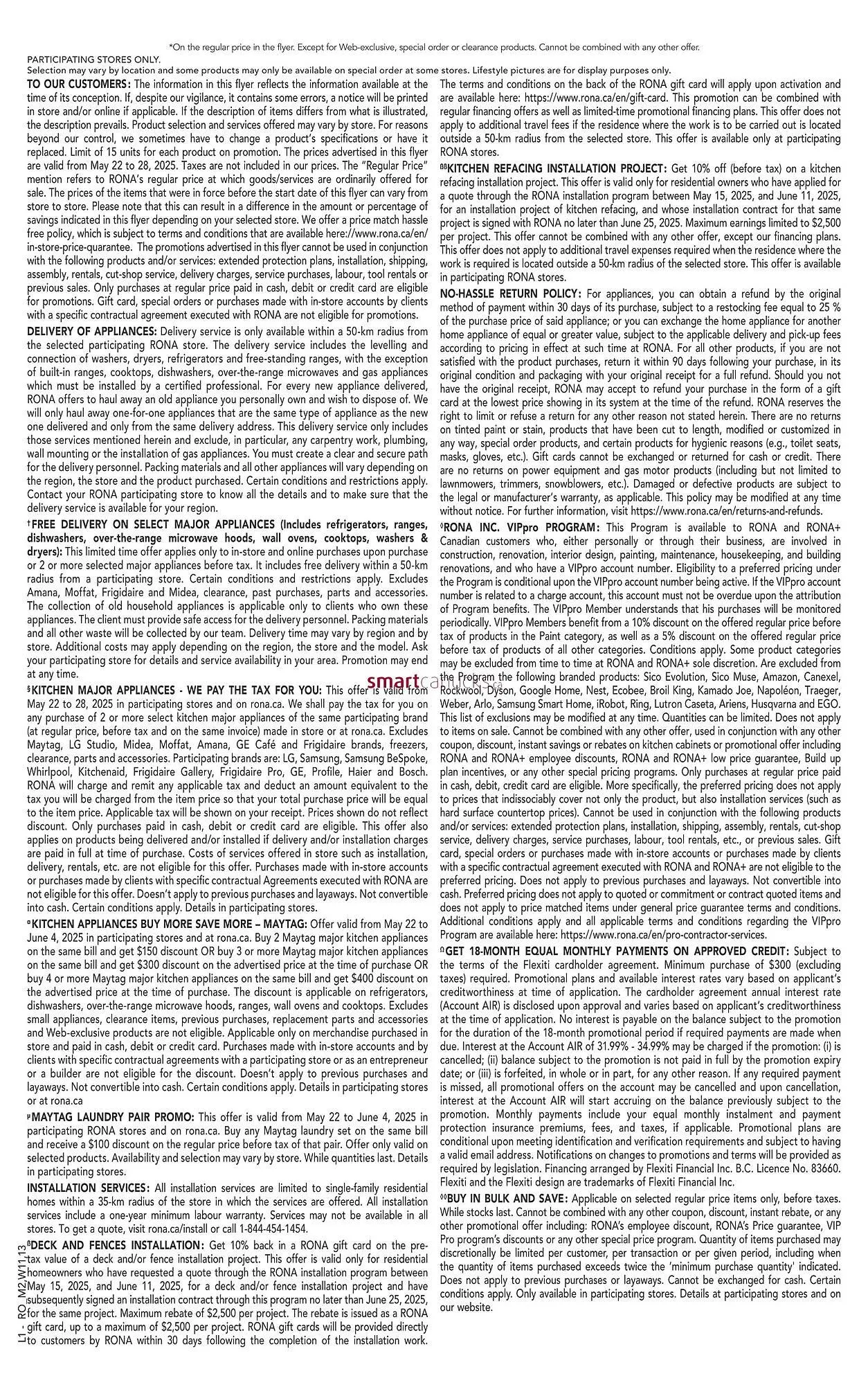 RONA flyer from May 22 to May 28 2025 - flyer page 25
