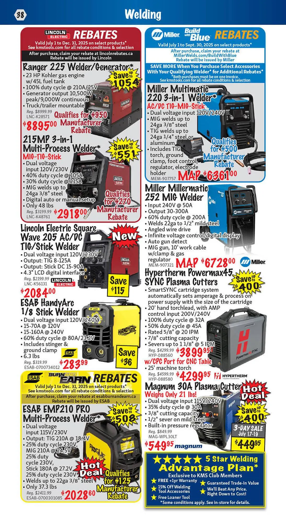 KMS Tools flyer from July 3 to July 9 2025 - flyer page 38