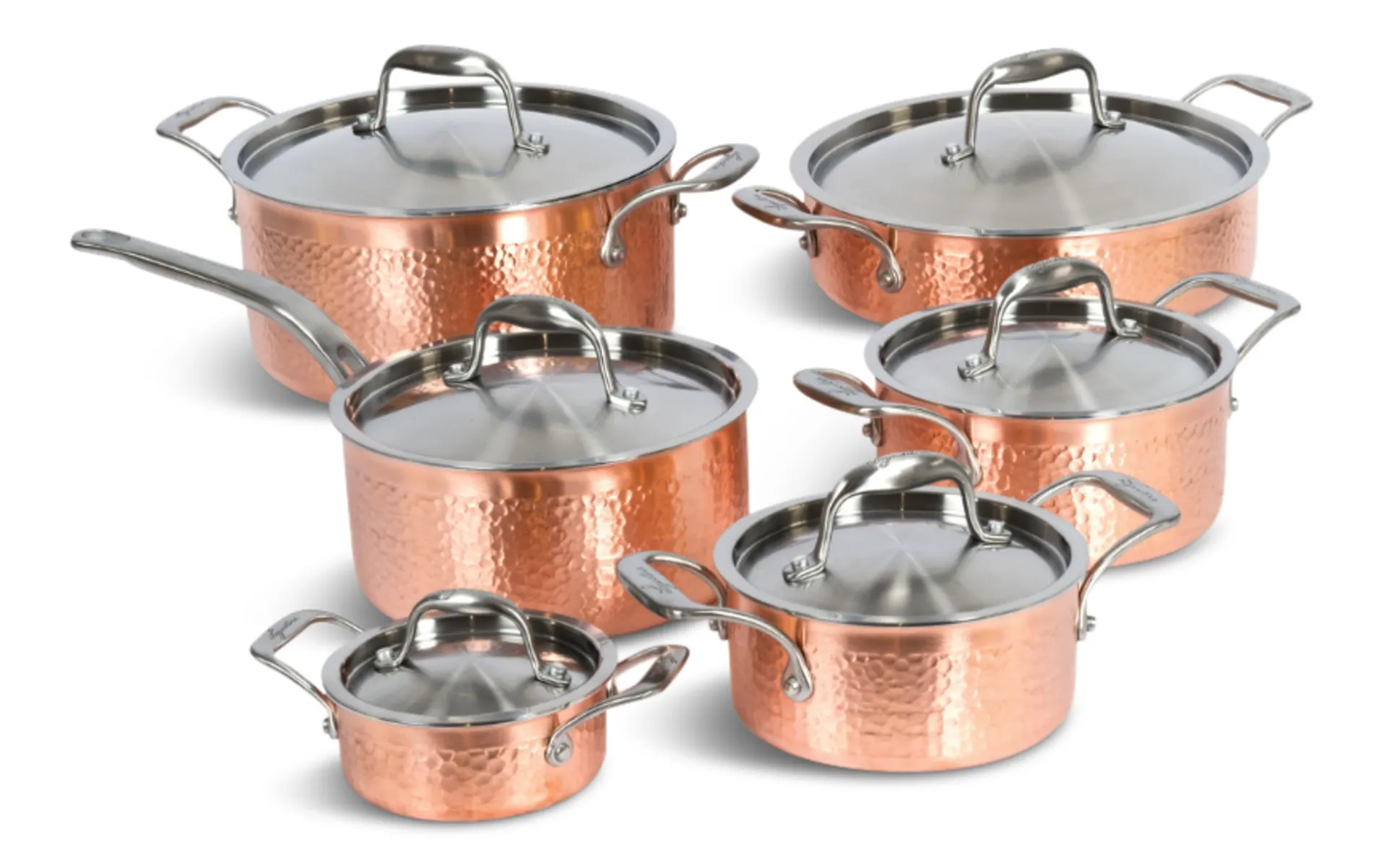Lagostina Artiste-Clad Copper Cookware Set & Oven Safe, 12-pc