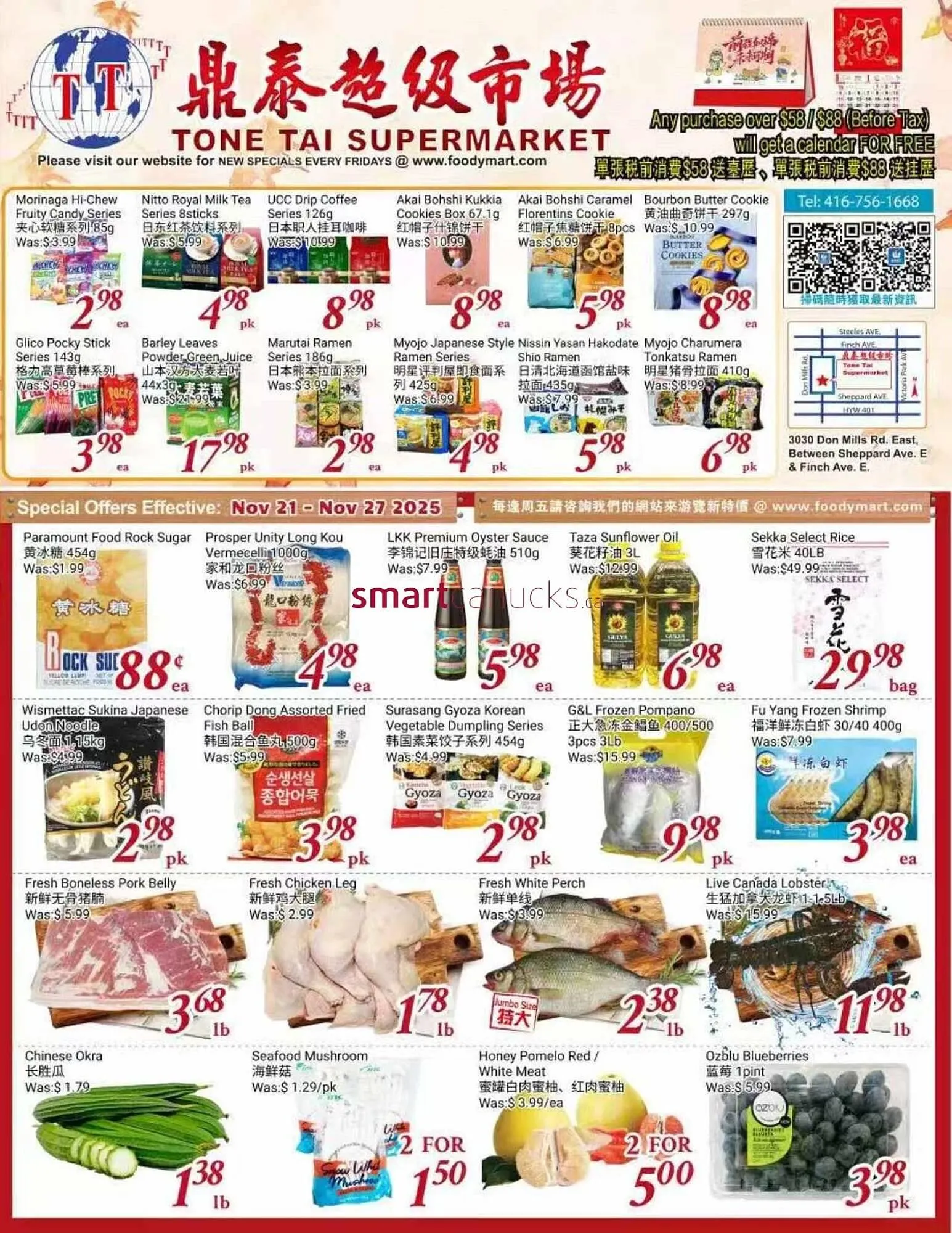 Tone Tai Supermarket flyer from November 21 to November 27 2025 - flyer page 1