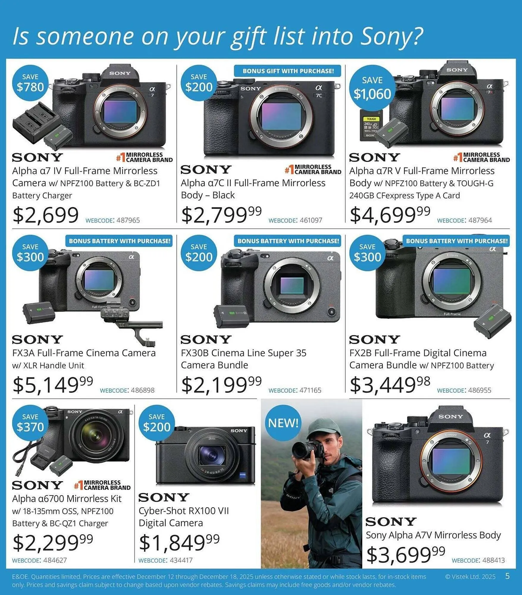 Vistek flyer from December 12 to December 18 2025 - flyer page 5