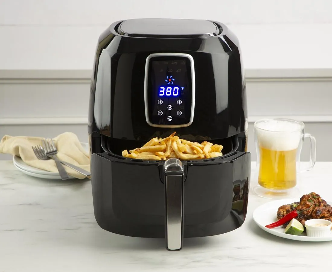 Massimo Air Fryer with LED Digital Touchscreen, 5.2 L