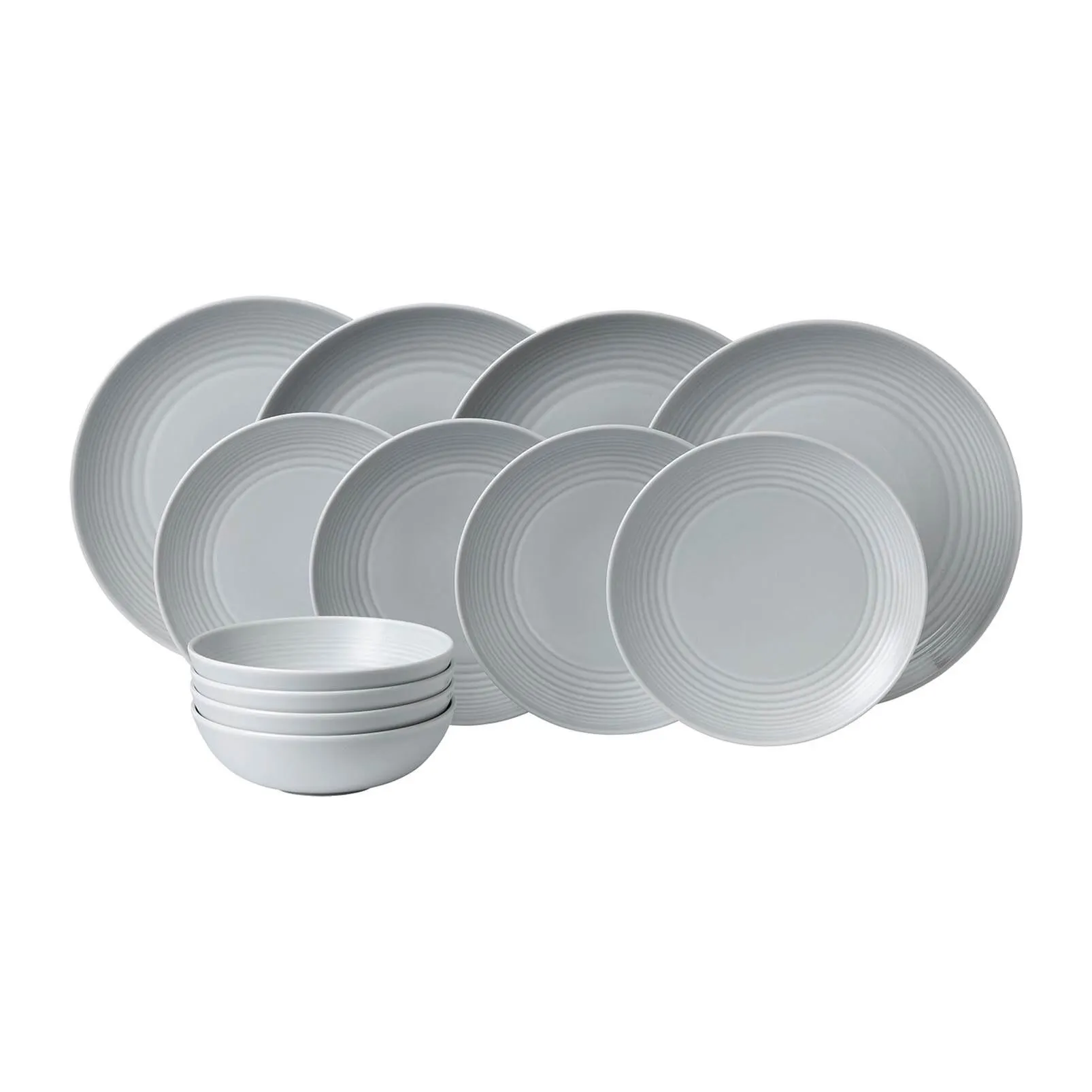 Light Grey 12 Piece Dinner Set