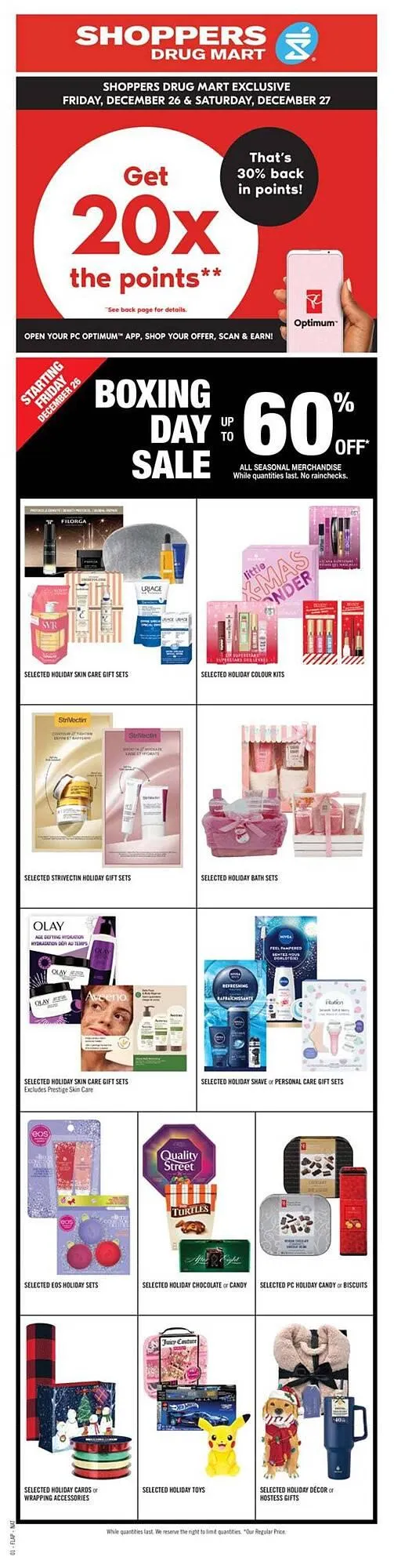 Shoppers Drug Mart flyer from December 25 to January 1 2026 - flyer page 2