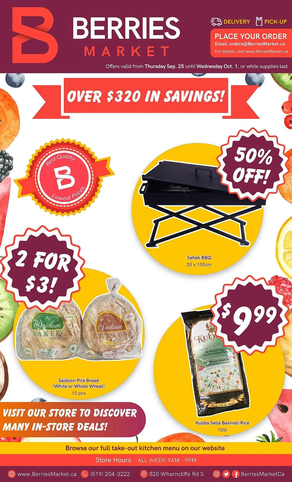 Berries Market flyer from September 25 to October 1 2025 - flyer page 1