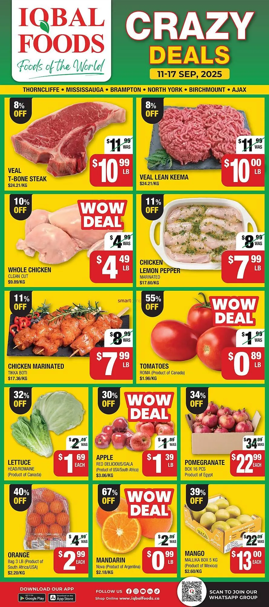 Iqbal Foods flyer from September 11 to September 17 2025 - flyer page 1