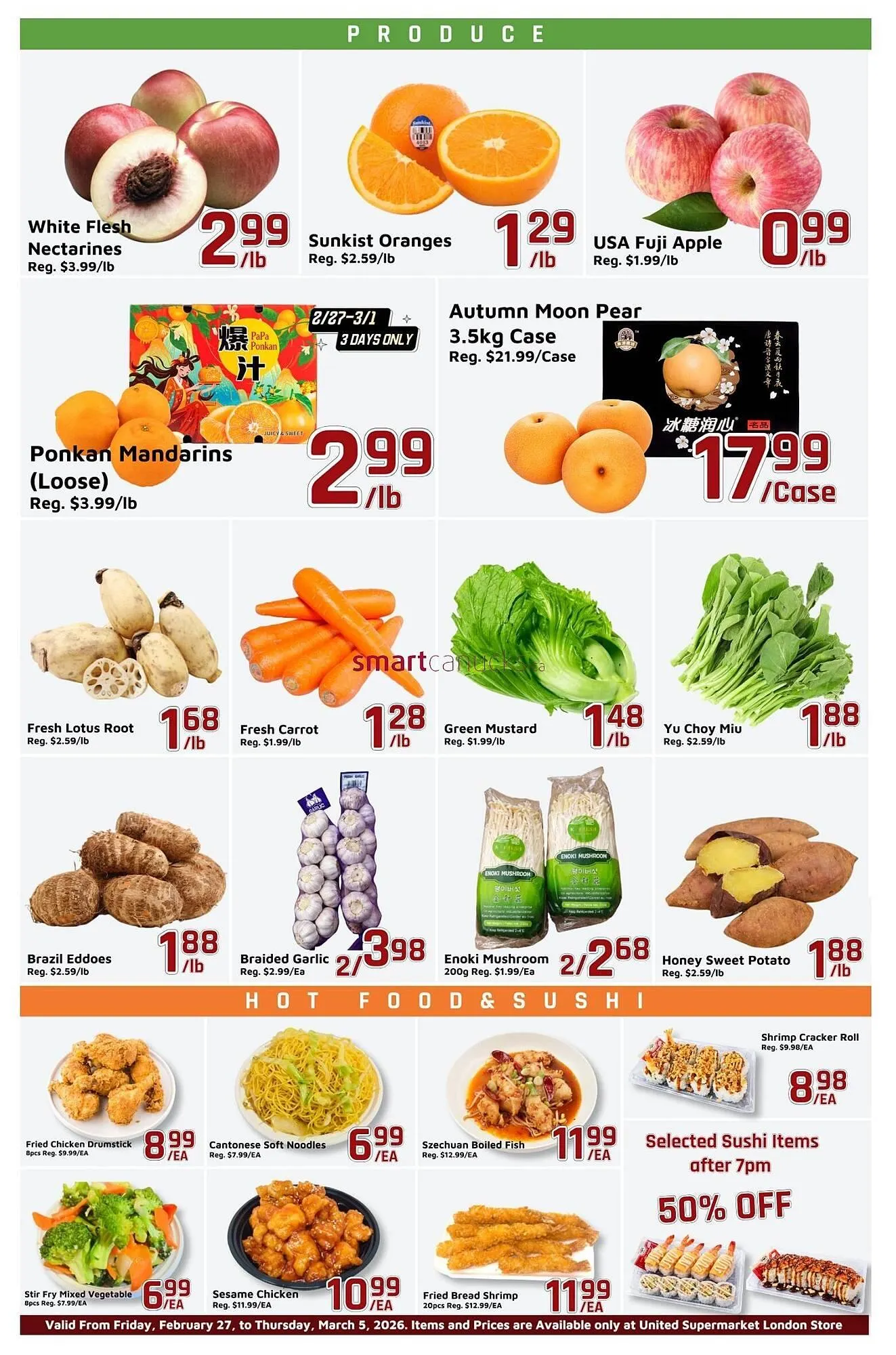 United Supermarket flyer from February 27 to March 5 2026 - flyer page 4