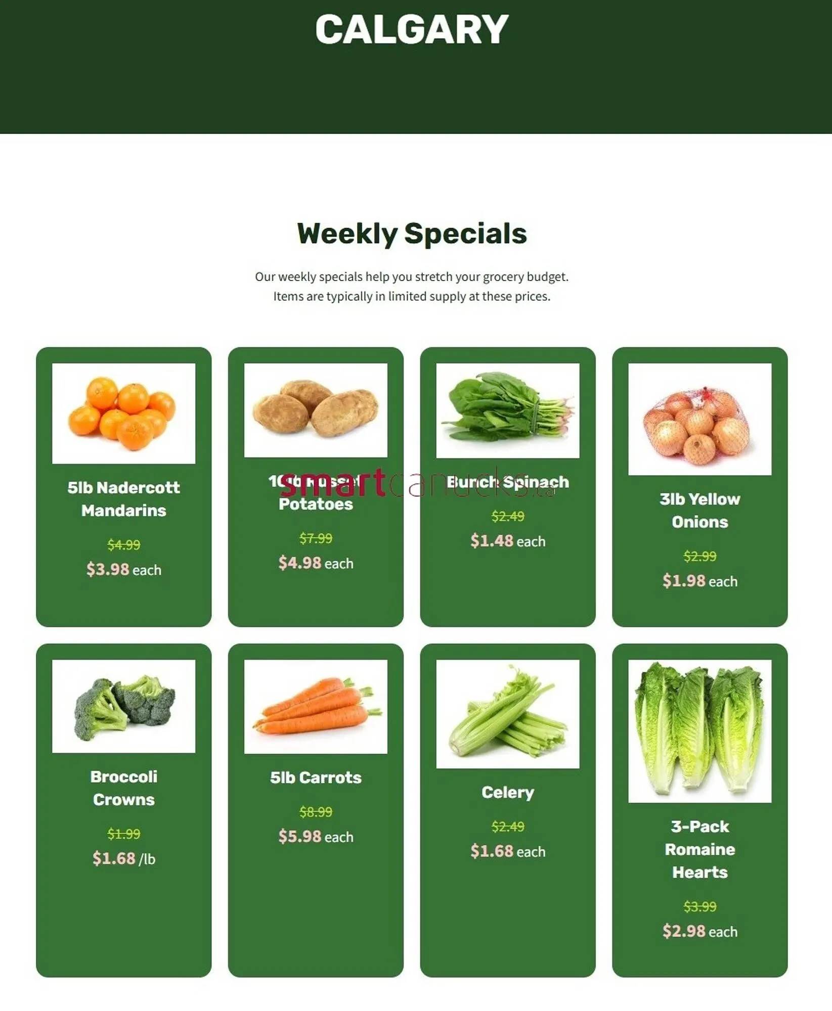 H&W Produce flyer - 1