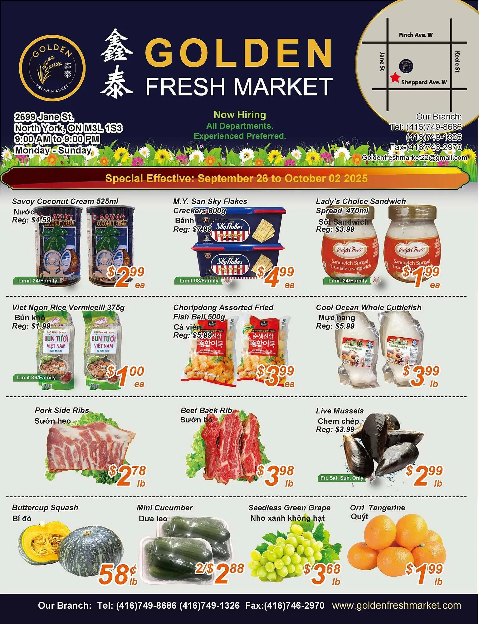 Golden Fresh Market flyer from September 26 to October 2 2025 - flyer page 1