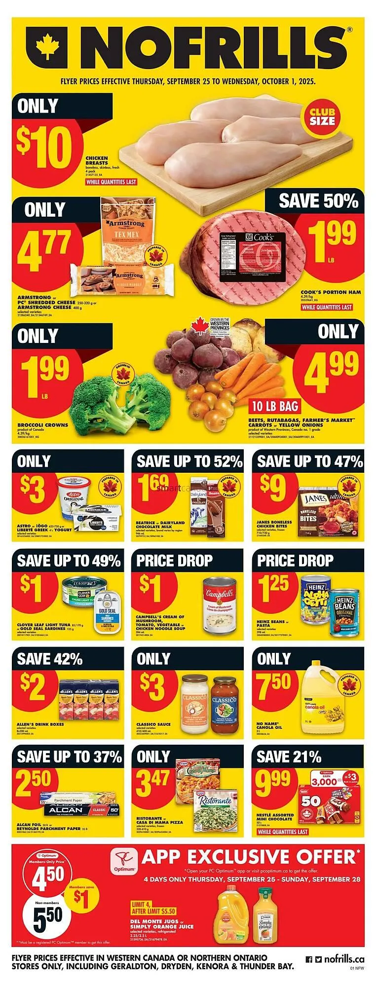 No Frills flyer from September 25 to October 1 2025 - flyer page 2