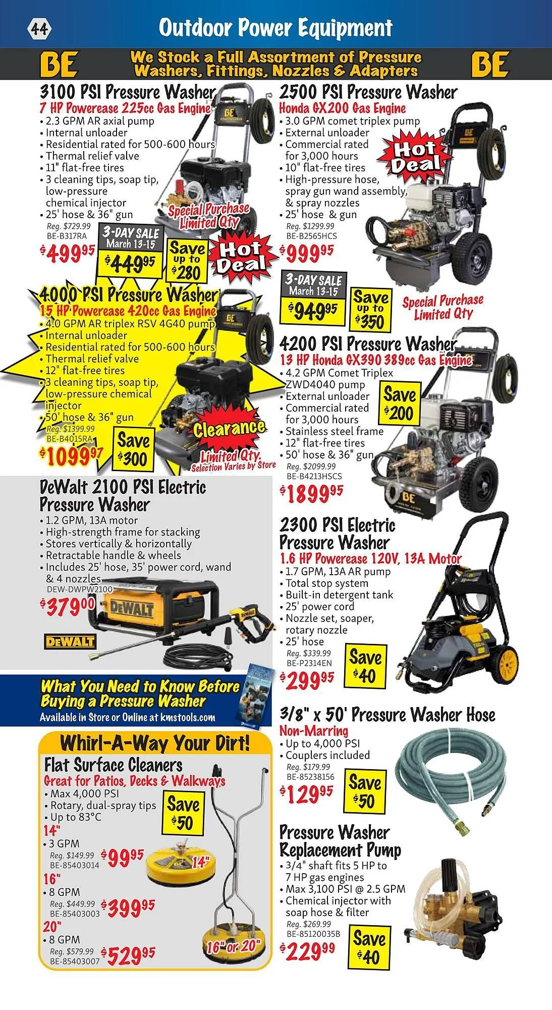 KMS Tools flyer from March 1 to March 31 2025 - flyer page 44