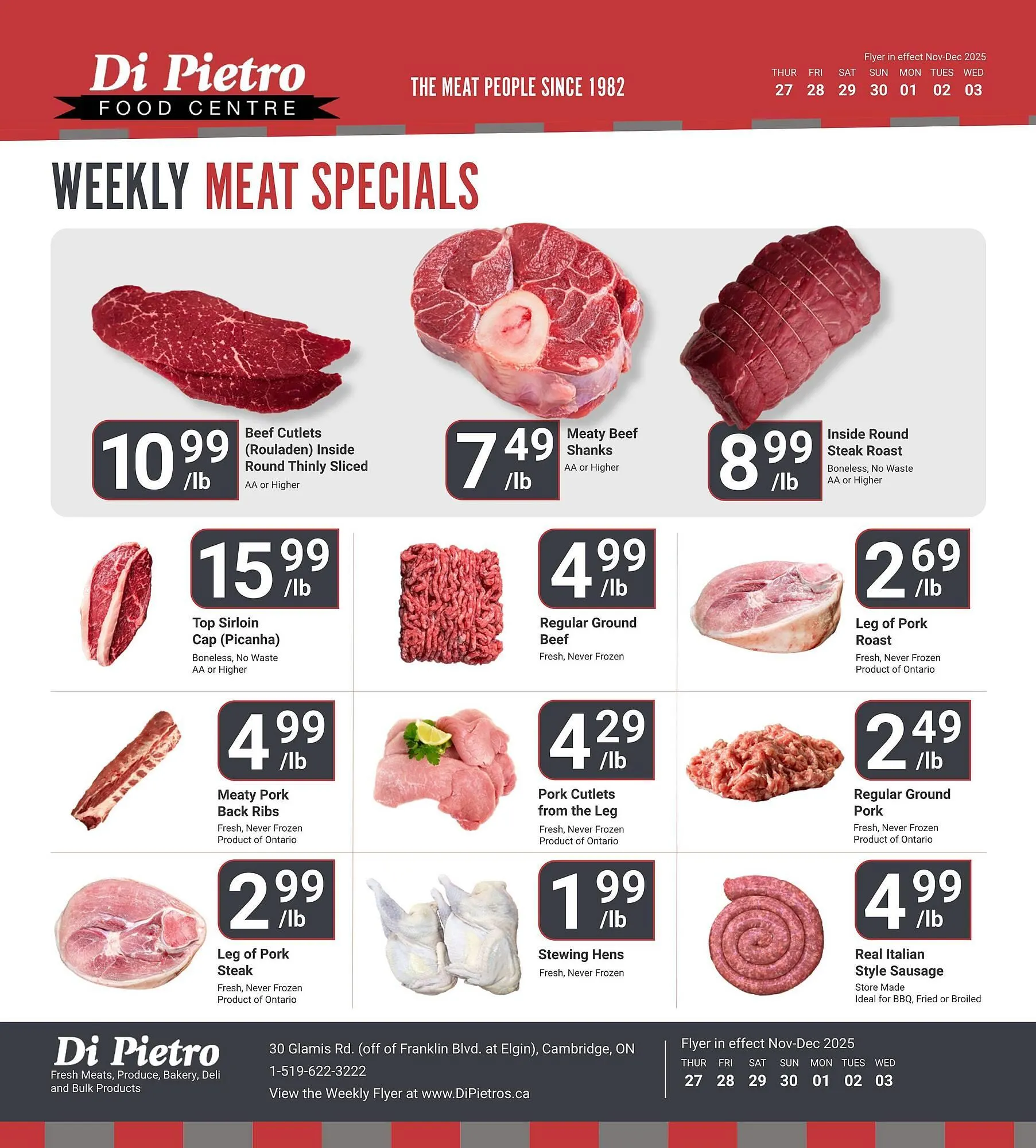 Di Pietro flyer from November 27 to December 4 2025 - flyer page 2